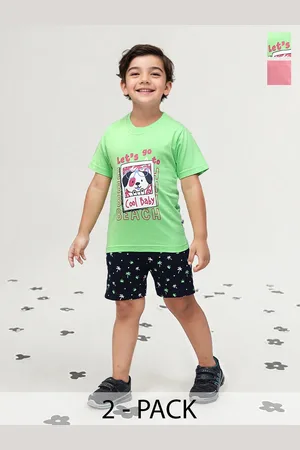 Toonyport Boys Printed T-shirt With Short