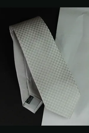 Tossido Men Woven Design Silk Broad Tie