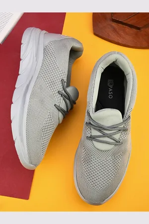 El Paso Men Textile Running Fresh Foam Lace Up Non-Marking Shoes