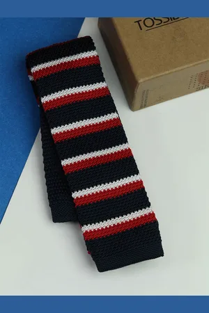 Tossido Men Woven Design Skinny Tie