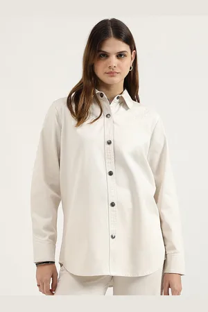 Benetton Women Opaque Casual Shirt