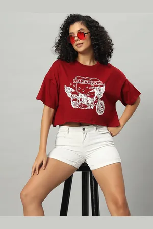 Funday Fashion Women Typography Printed Applique T-shirt