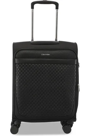 Calvin Klein CHECK-IN Range Black 20" Cabin Soft Trolley Bag