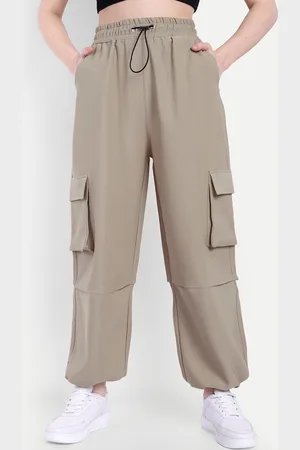 Broadstar Women Smart High-Rise Cargos Trousers