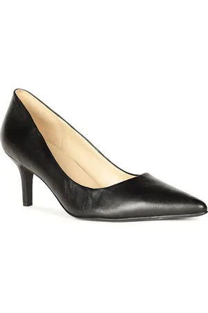 Naturalizer Pointed Toe Leather Slim Heeled Pumps