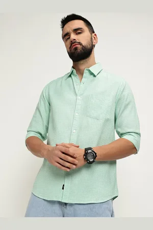 VALEN CLUB Men Slim Fit Opaque Casual Shirt