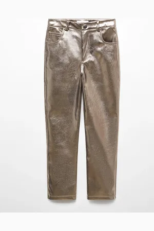 MANGO Girls Sheen Regular Fit Jeans