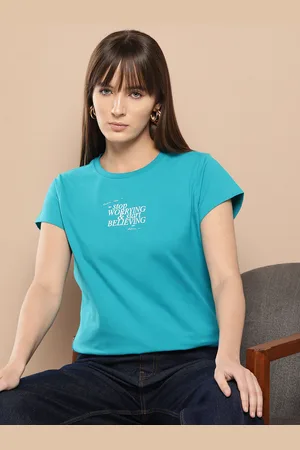 Chemistry Women Typography Printed T-shirt