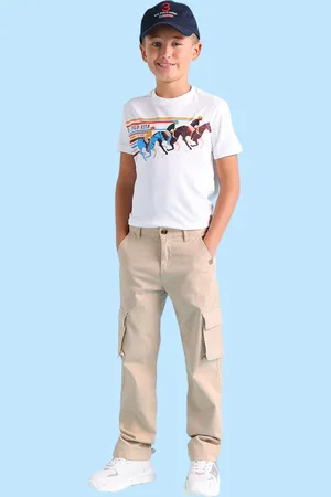 Ralph Lauren Boys Classic Mid-Rise Cotton Cargos Trousers