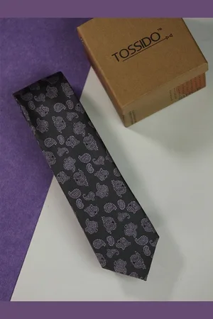 Tossido Men Woven Design Skinny Tie