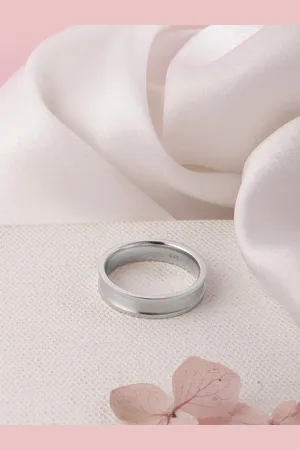 Zavya Men 925 Pure Sterling Silver Rhodium Plated Ring