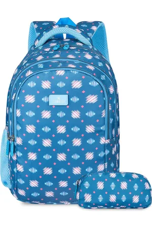 THE CLOWNFISH Scholastic Kids Printed Medium Backpack with Zip Pouch