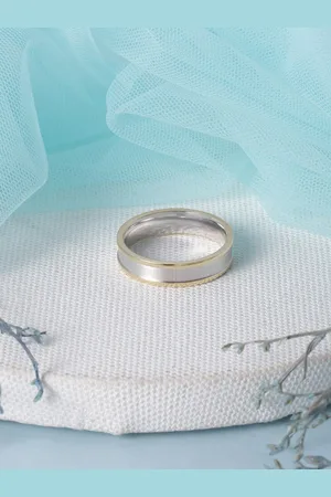 Zavya Men 925 Pure Sterling Silver Rhodium Plated Ring