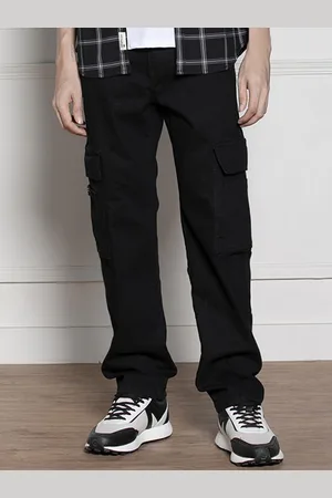 Dennis Lingo Men Relaxed Fit Clean Look Cargo Styles Stretchable Jeans