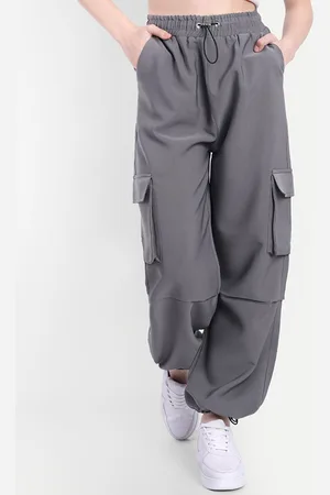 Broadstar Women Smart High-Rise Cargos Trousers