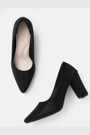 Lino Perros Embellished Party Block Heeled Pumps