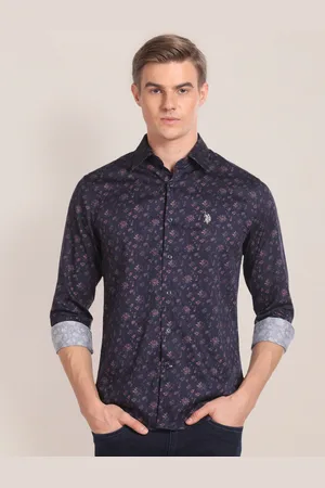 U.S. Polo Assn. Floral Printed Long Sleeves Casual Shirt