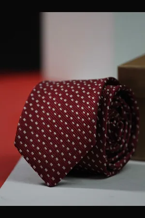 Tossido Men Woven Design Broad Tie
