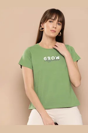 Chemistry Women Round Neck Typography Printed T-shirt
