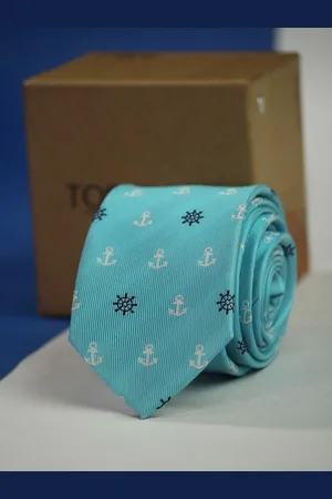 Tossido Men Woven Design Skinny Tie