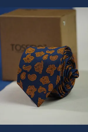 Tossido Men Woven Design Skinny Tie