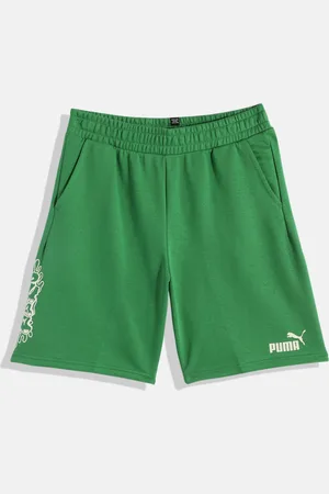 PUMA Boys Solid Regular Fit Shorts