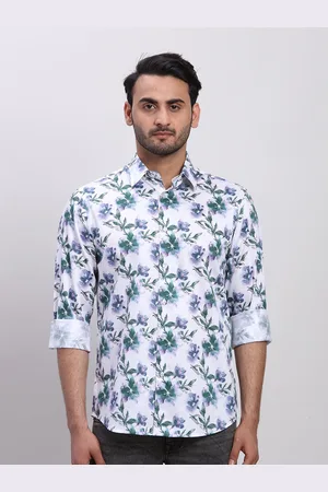 ColorPlus Men Floral Opaque Printed Casual Shirt