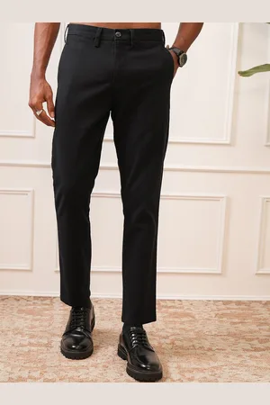LocoMotive Premium Men Mid Rise Slim Fit Ankle Length Trousers