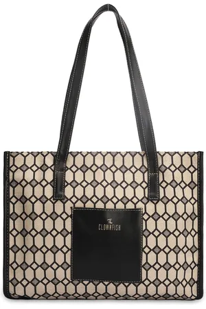 THE CLOWNFISH Ivan Geometric Printed Shoulder Bag
