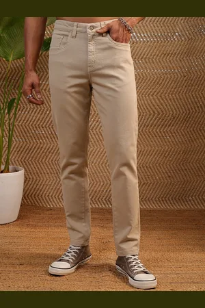 LocoMotive Premium Men Mid Rise Tapered Fit Ankle Length Trousers