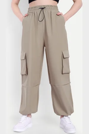 Broadstar Women Smart High-Rise Cargos Trousers