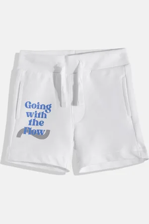 Benetton Boys Typography Printed Shorts