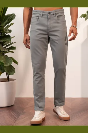 LocoMotive Premium Men Mid Rise Tapered Fit Ankle Length Trousers