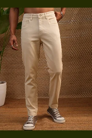 LocoMotive Premium Men Mid Rise Tapered Fit Ankle Length Trousers
