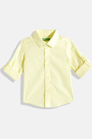 Benetton Boys Casual Pure Cotton Shirt