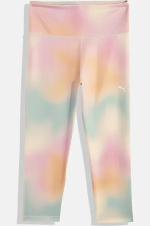 PUMA Girls dryCELL TRAIN FAVORITE Youth Three-Fourth Training Tights