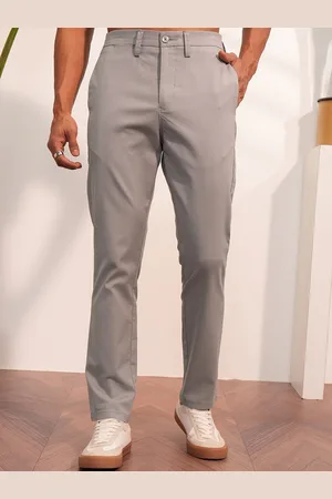 LocoMotive Premium Men Mid Rise Slim Fit Ankle Length Trousers