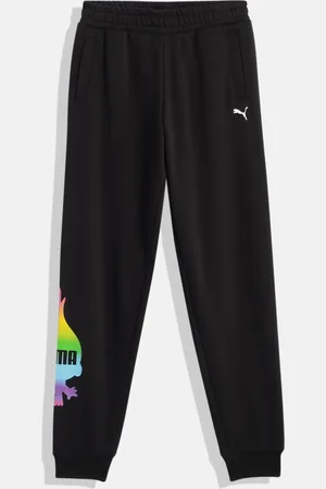 PUMA X Trolls Boys Humour & Comic Placement Print Knitted Joggers