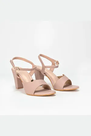 Scentra Open Toe Block Heels