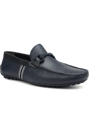 ROSSO BRUNELLO Men Textured Leather Formal Loafers
