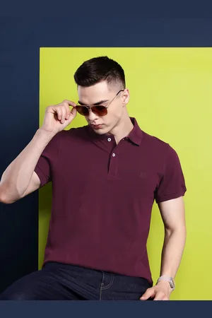 HANCOCK Men Polo Collar Pure Cotton Bio Finish T-shirt