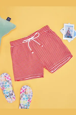 Pantaloons Girls Striped Technology Shorts