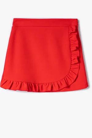 Koton Girls Straight Mini Skirts