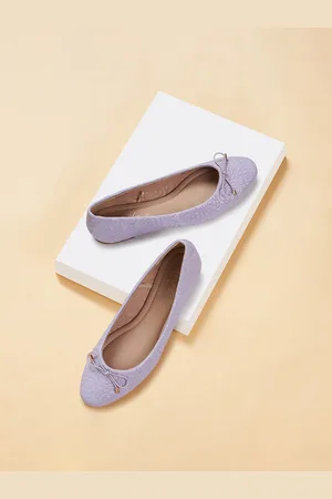 Pantaloons Textured Round Toe Ballerinas