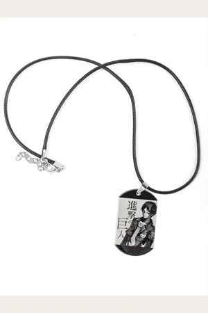 COMICSENSE Geometric Anime Pendants with Chains