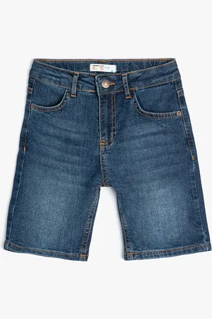 Koton Boys Mid-Rise Denim Shorts