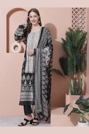 Stylee Lifestyle Floral Printed Pure Cotton Unstitched Dress Material