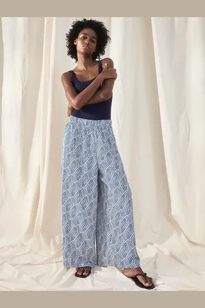 H&M Women Cropped Pull-On Trousers