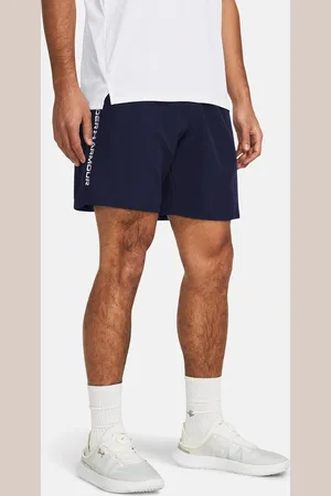 Under Armour Men Loose Fit Woven Wordmark Training Shorts