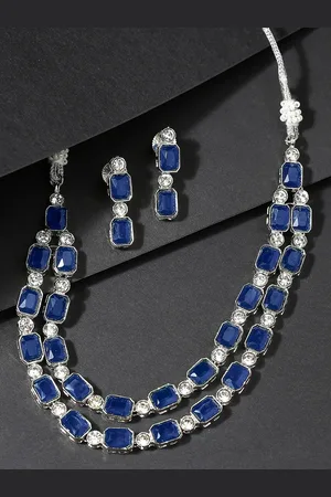 OOMPH Cubic Zirconia Studded Jewellery Set